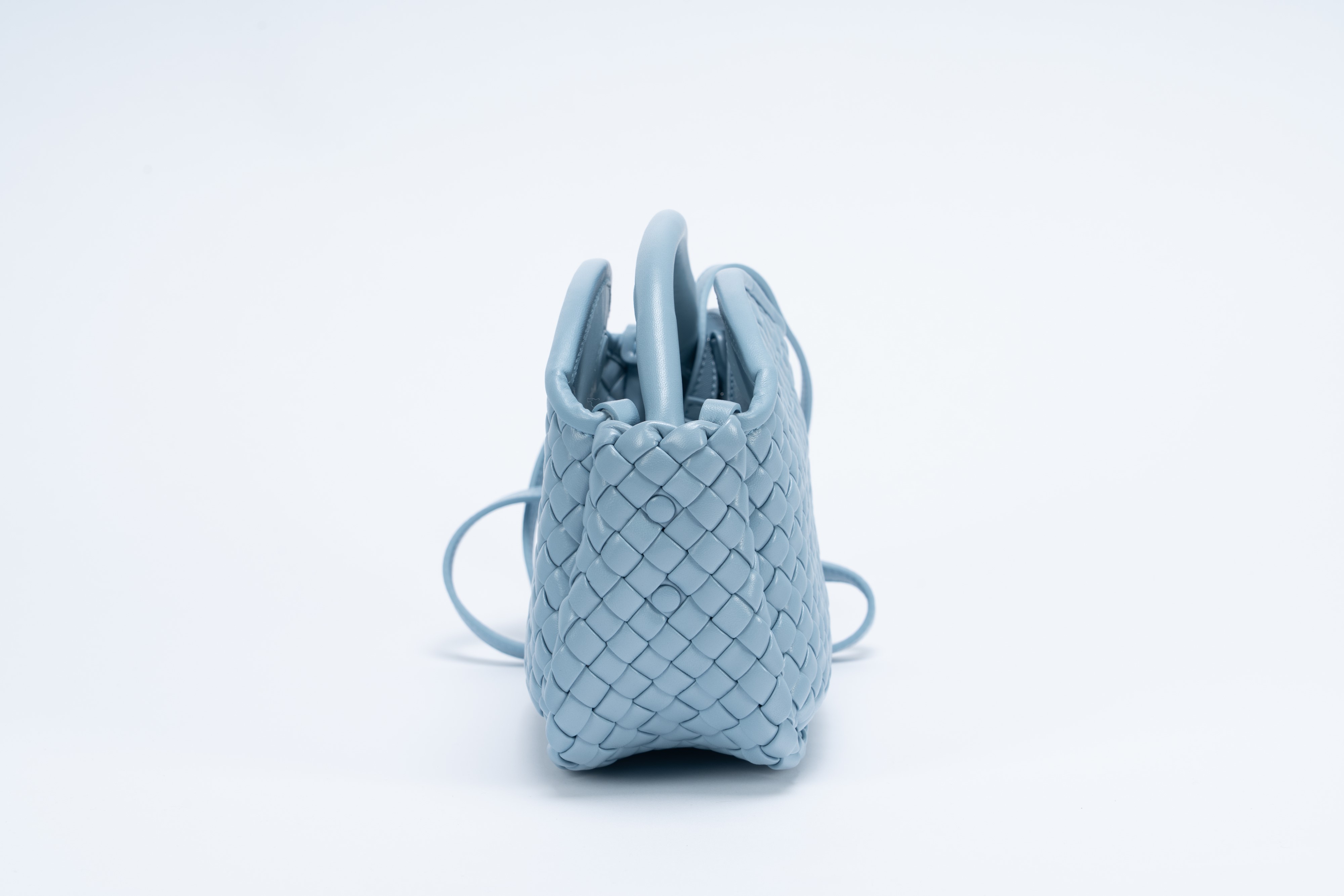 Bottega Veneta - Borsa Cobble top handle mini