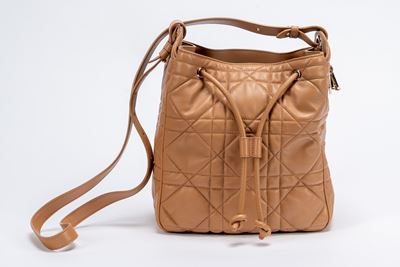 Borsa sechiello D-Motion in pelle macrocannage