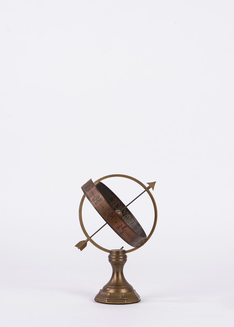 Astrolabio in ottone, piccolo formato