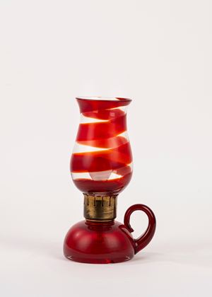 Lampada da tavolo in vetro