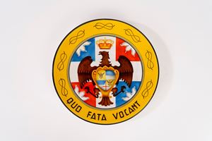 Piatto decorativo per i Cavalleggeri di Salluzzo