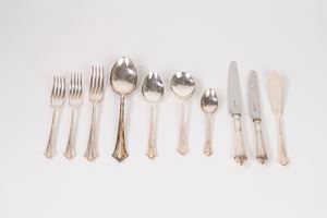 Servizio di posate in silverplate, Sheffield
