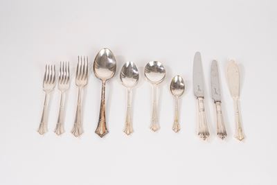 Sheffield, Servizio di posate in silverplate