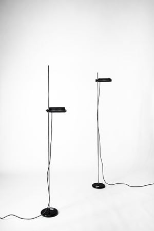 Pair of floor lamps model no. 626