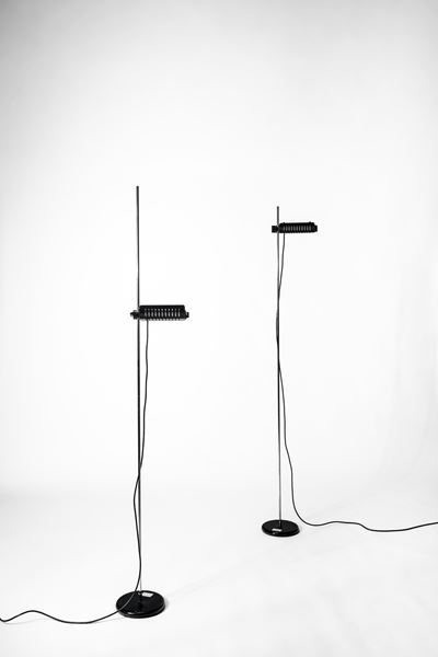 Coppia di lampade da terra modello n. 626 (1972)