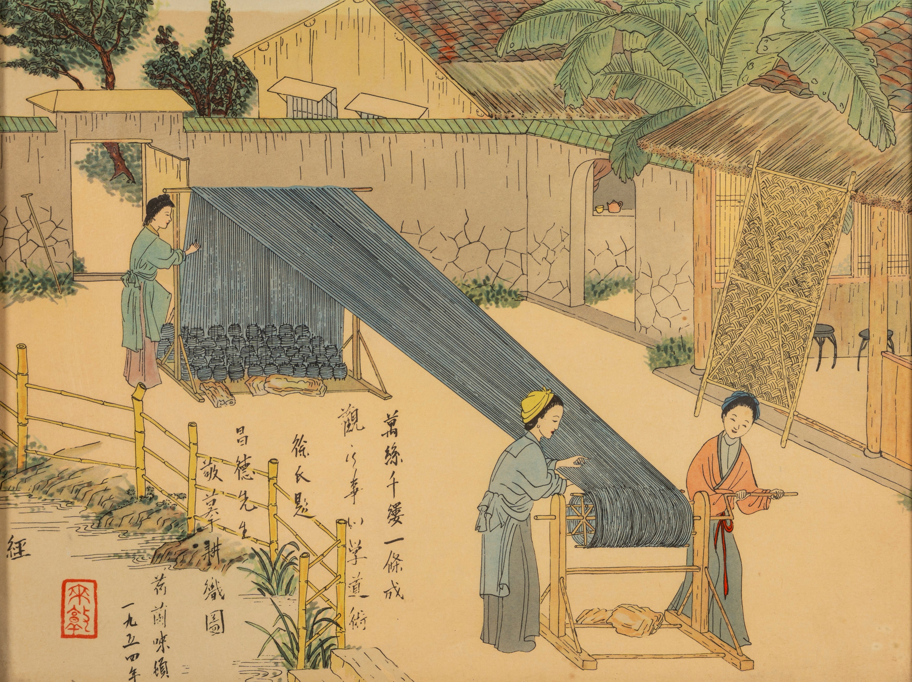Pittura su seta e stampa su carta, Cina (secolo XX)