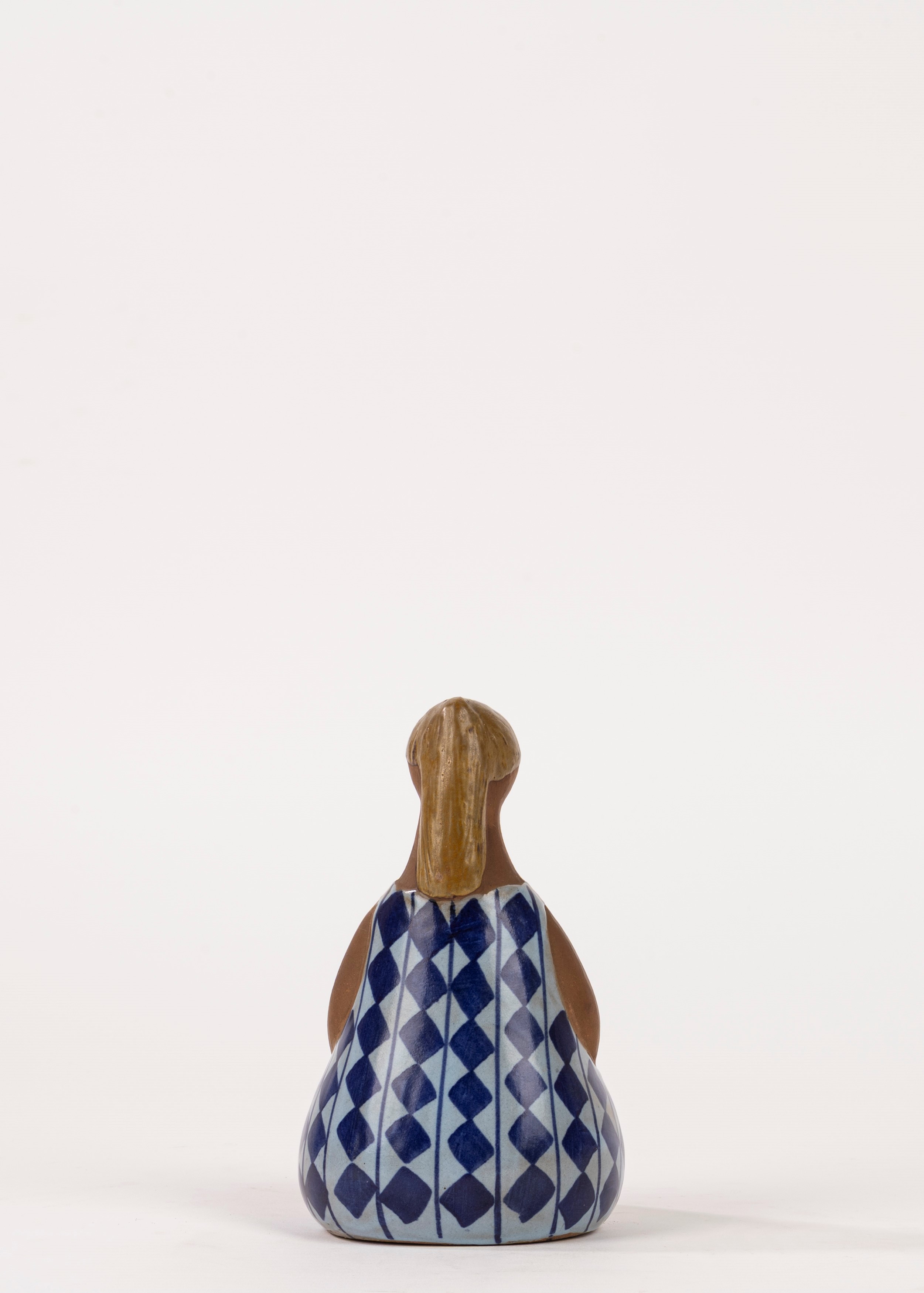 Lisa Larson - Scultura in ceramica con ragazza che legge «Amalia», Gustavsberg Stoccolma