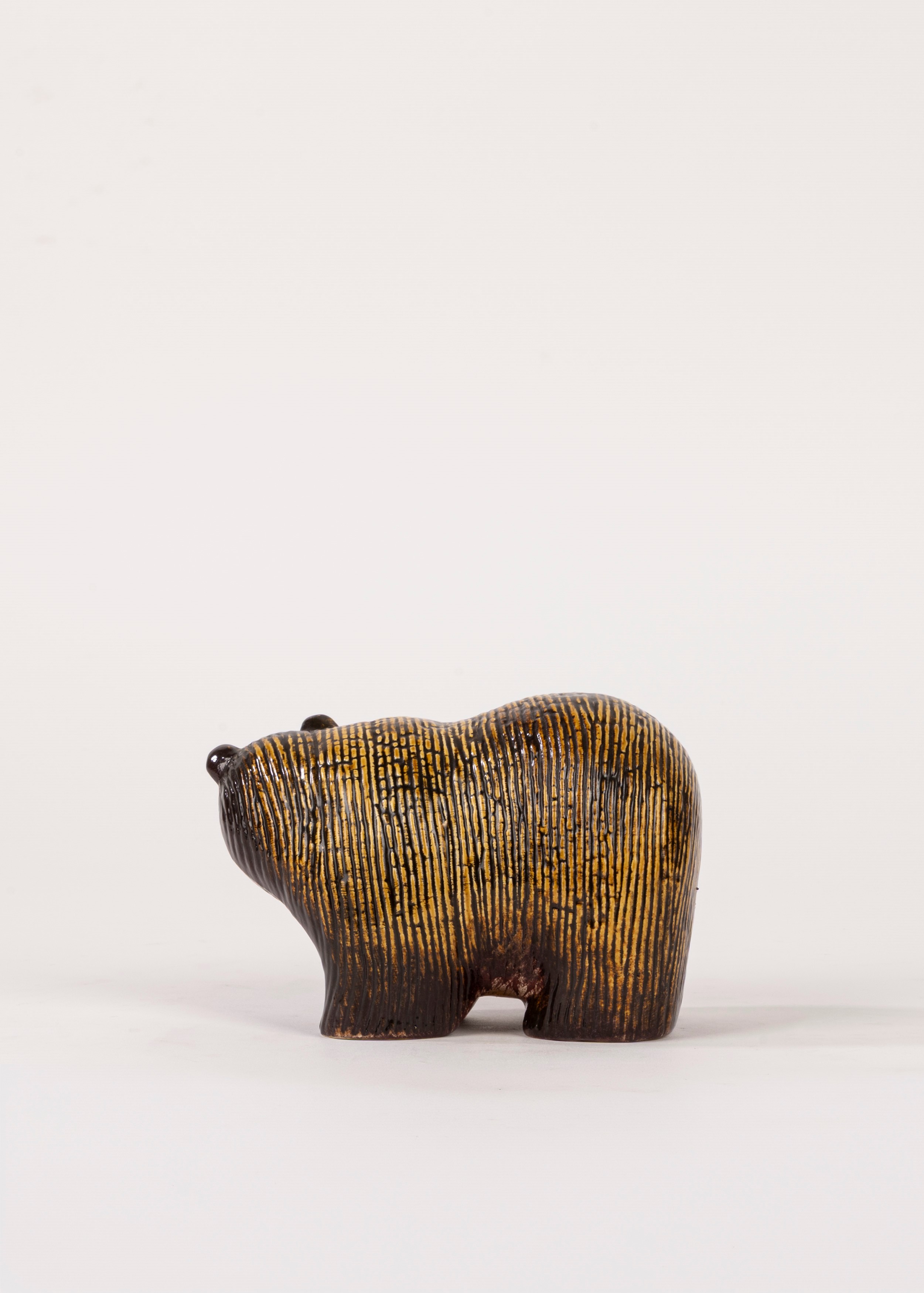 Lisa Larson - Scultura in ceramica raffigurante orso, Gustavsberg Stoccolma