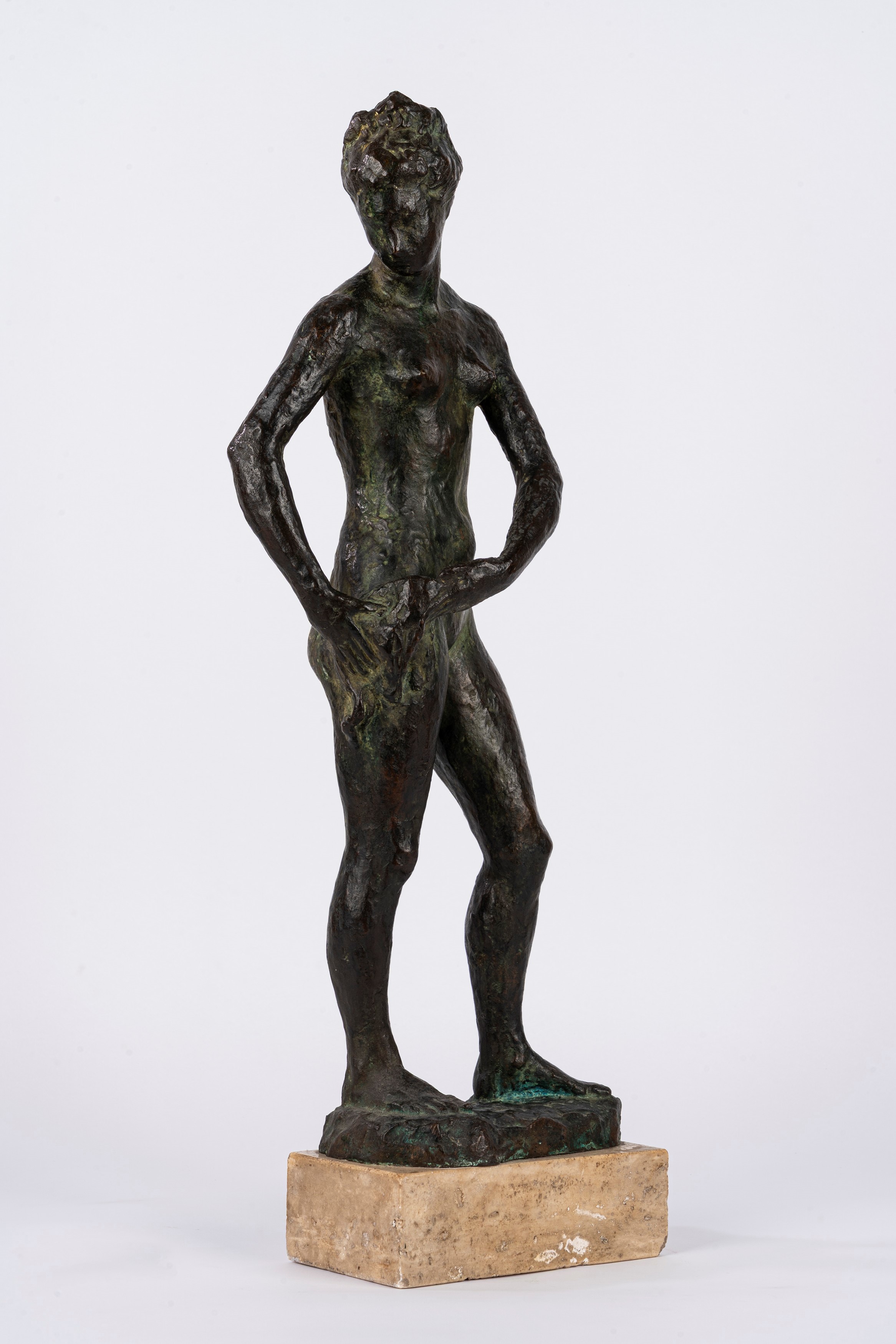 Nicola Rubino - Figura di donna in bronzo