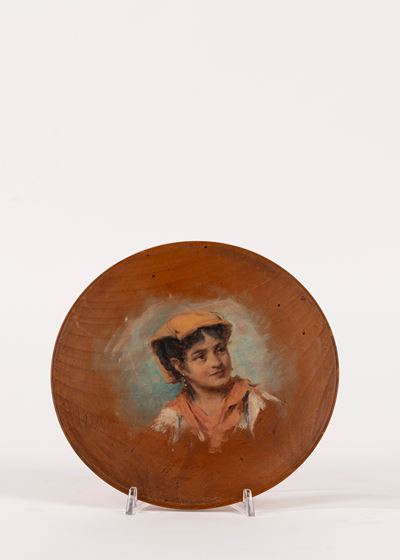 V. Baldancoli, Ritratto di giovane ciociara