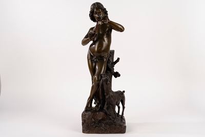 Angles, Suonatore di flauto in bronzo ("Idylle")