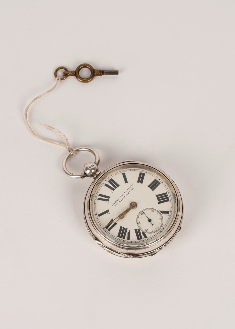 Orologio da tasca in argento, Birmingham (Inghilterra), 1903