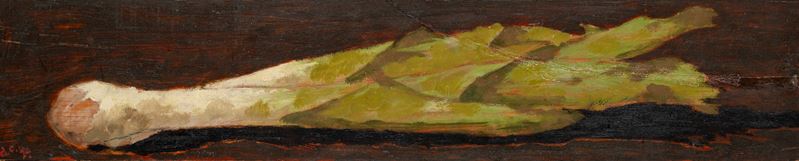 Andrea Cresti (1938 - 2021) - Porro, olio su tavola