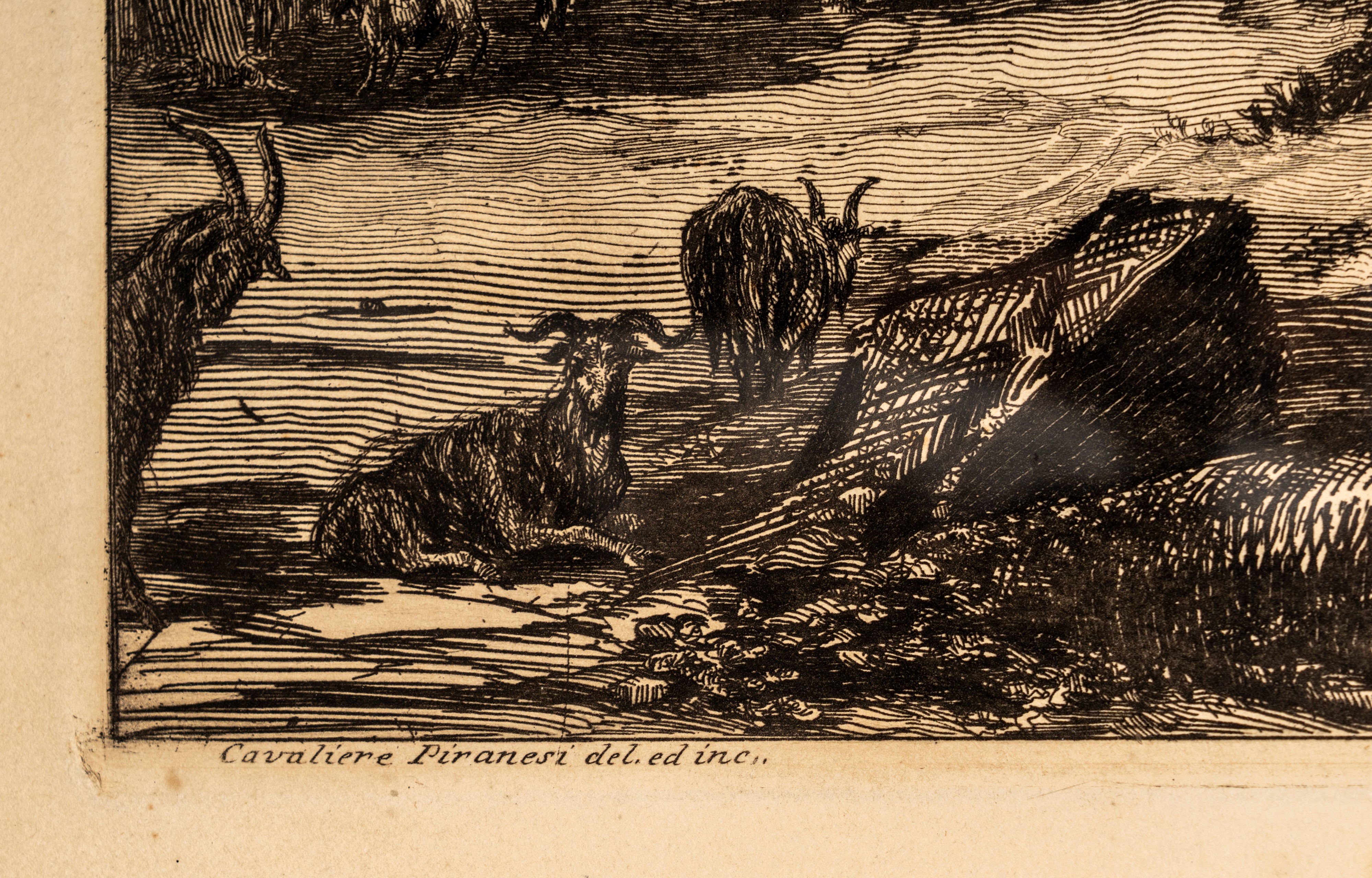 Giovanni Battista Piranesi, Veduta dell’Arco di Costantino, incisione