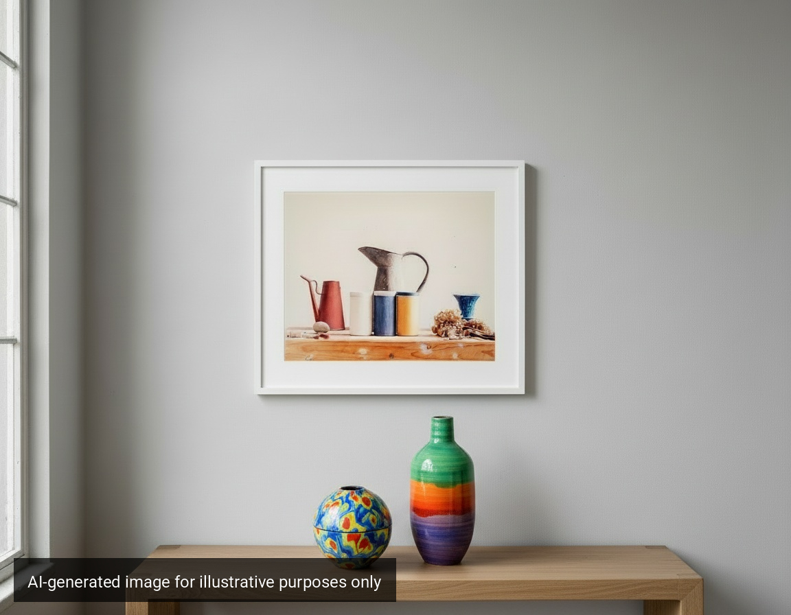 Luigi Ghirri - Grizzana, Bologna, dalla serie “Studio di Giorgio Morandi” (stampa cromogenica, 19...