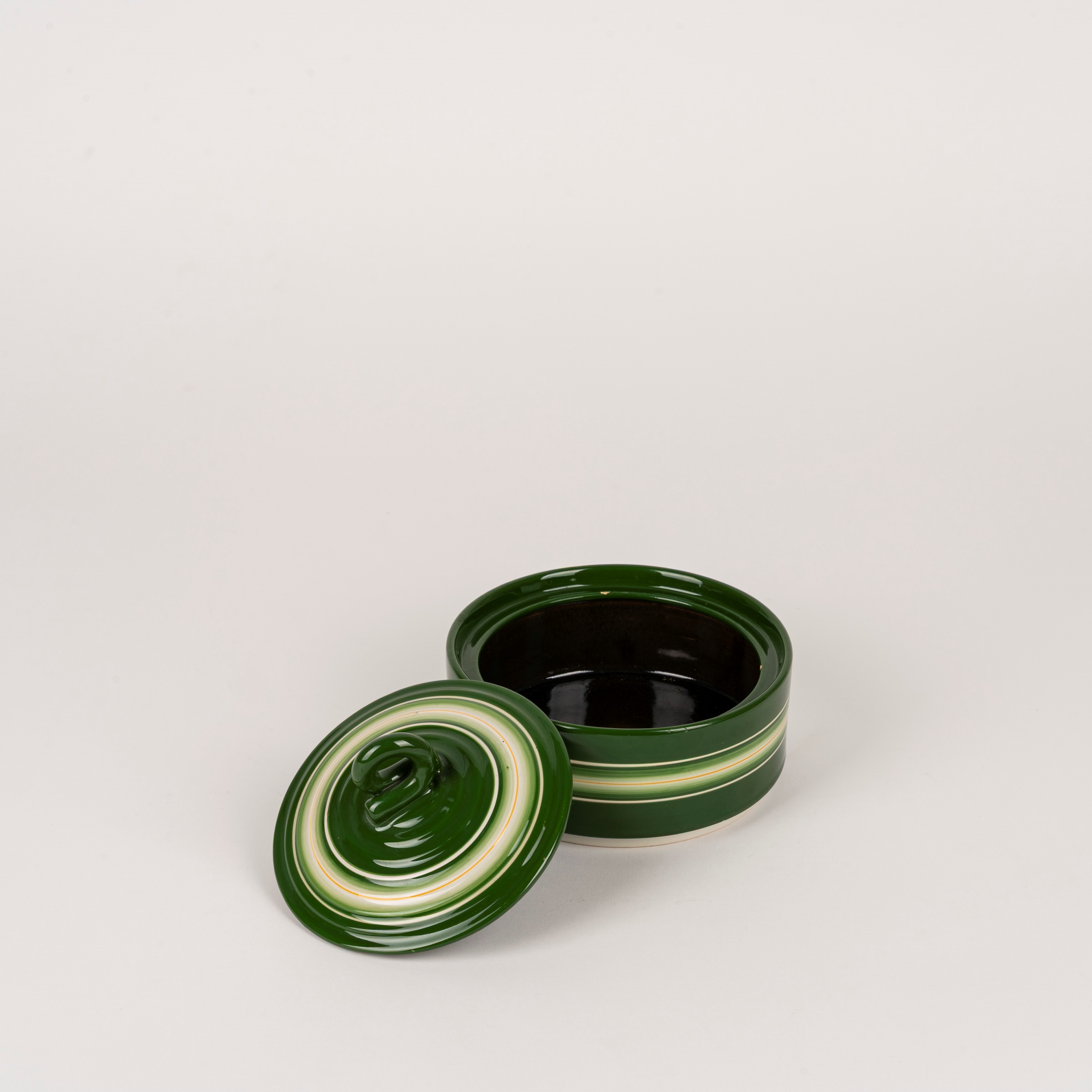 Rometti Umbertide, Contenitore in ceramica smaltata con coperchio