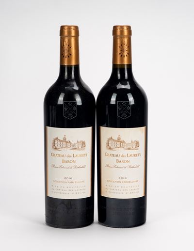 Baron Edomond de Rothschild, Château des Laurets (2 bottiglie)