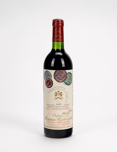 Chateau Mouton Rothschild, 1 bottiglia, 1978
