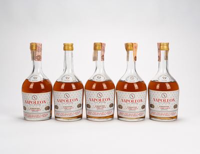 Napoleon Fine Brandy Kingston, Ets André Garçon – 5 bottiglie (5 BT)