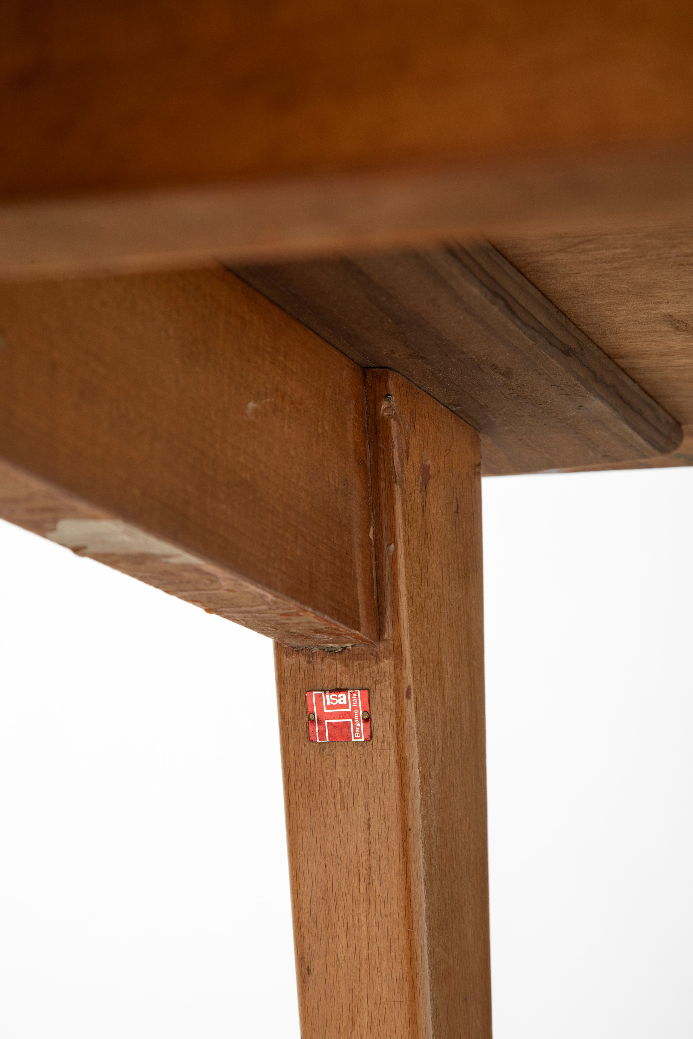 Gio Ponti - Tavolo con piano in formica e struttura in legno