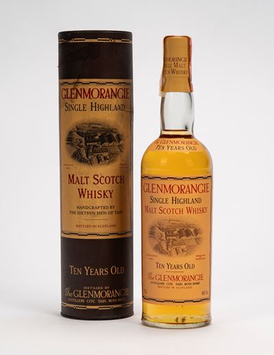 Glenmorangie, Single Highland Malt Scotch Whisky 10 anni (1 bottiglia)