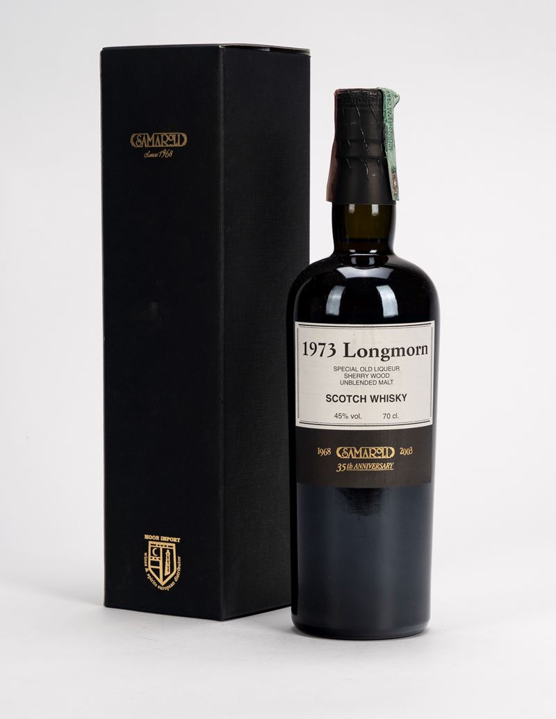 Scozia - Whisky, Samaroli Longmorn (1 bottiglia) — 70 cl, 45% vol., 1973