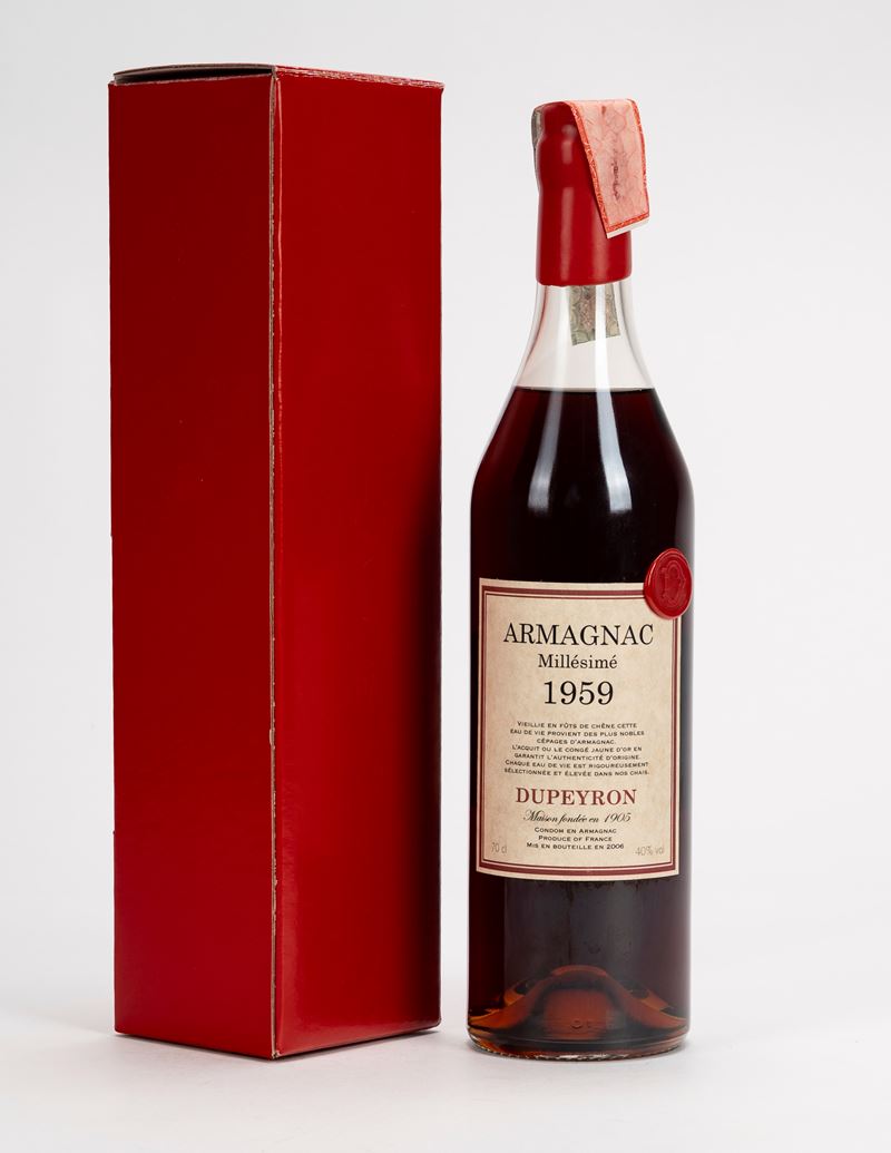 Francia - Dupeyron, Armagnac Millésimé (1 bottiglia) 1959