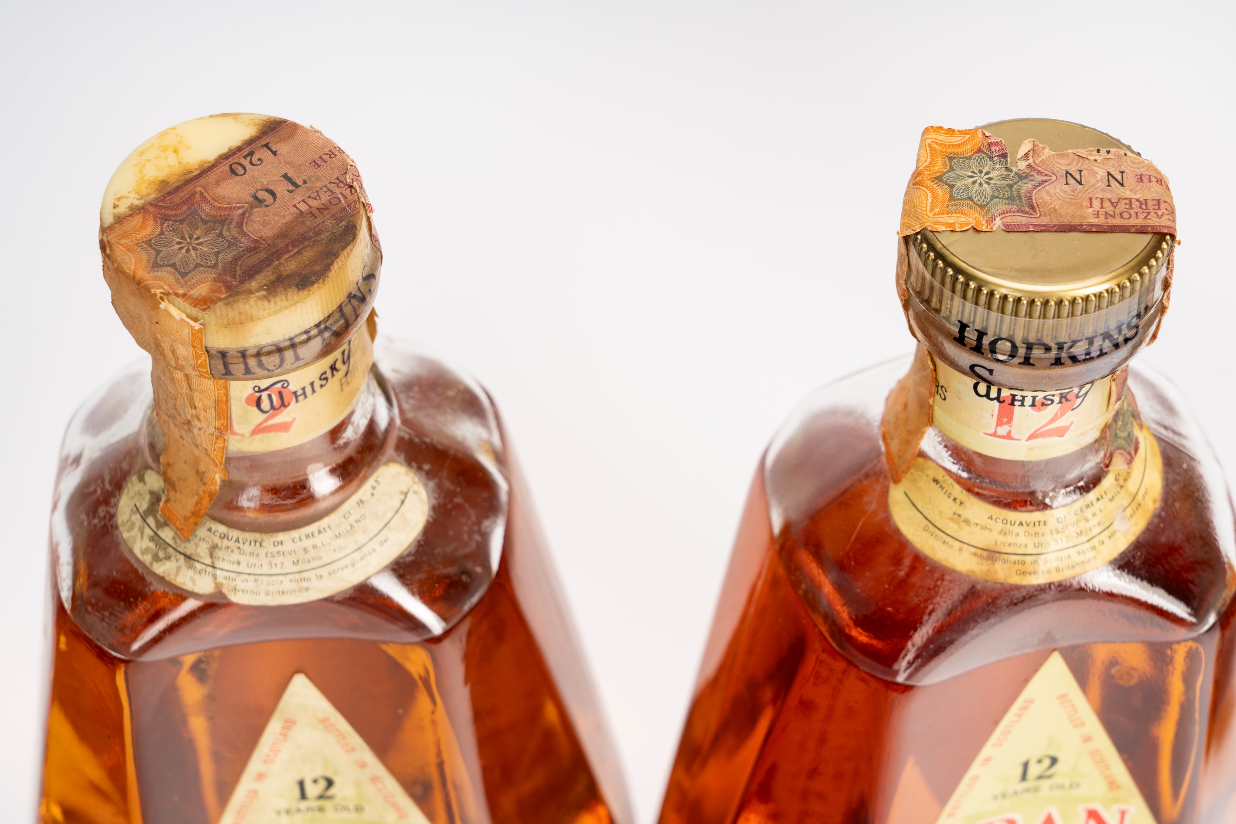 Scozia - John Hopkins & Co. Ltd, Oban Unblended Highland Malt Scotch Whisky 12 anni (2 bottiglie)