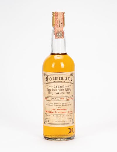 Bowmore, Islay Single Malt Scotch Whisky, 1 bottiglia (stagione 1969, imbottigliato aprile 1978)