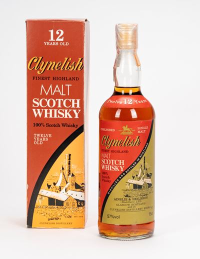 Whisky Clynelish, Finest Highland Malt Scotch Whisky 12 anni