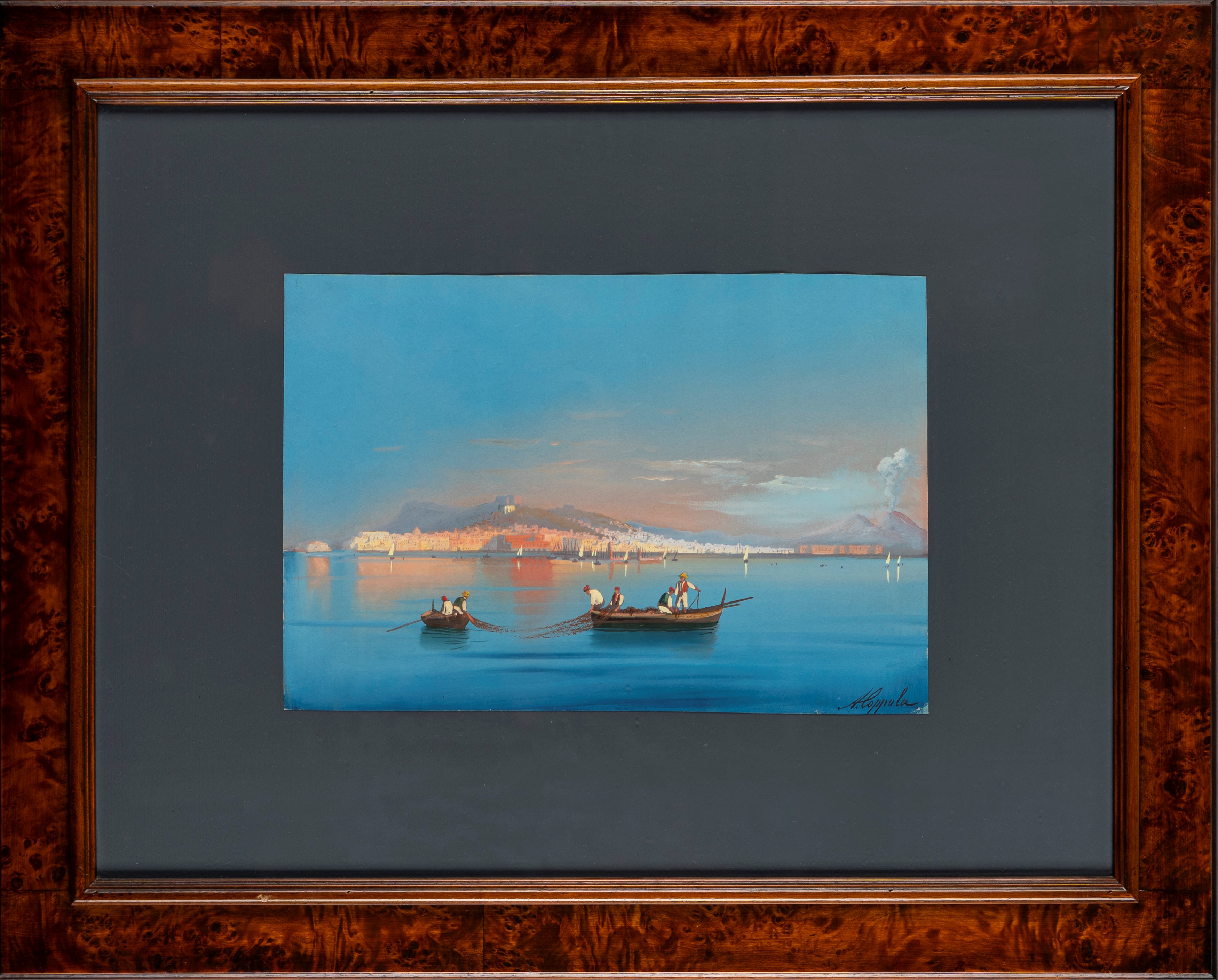 Antonio Coppola - A pesca nel golfo di Napoli