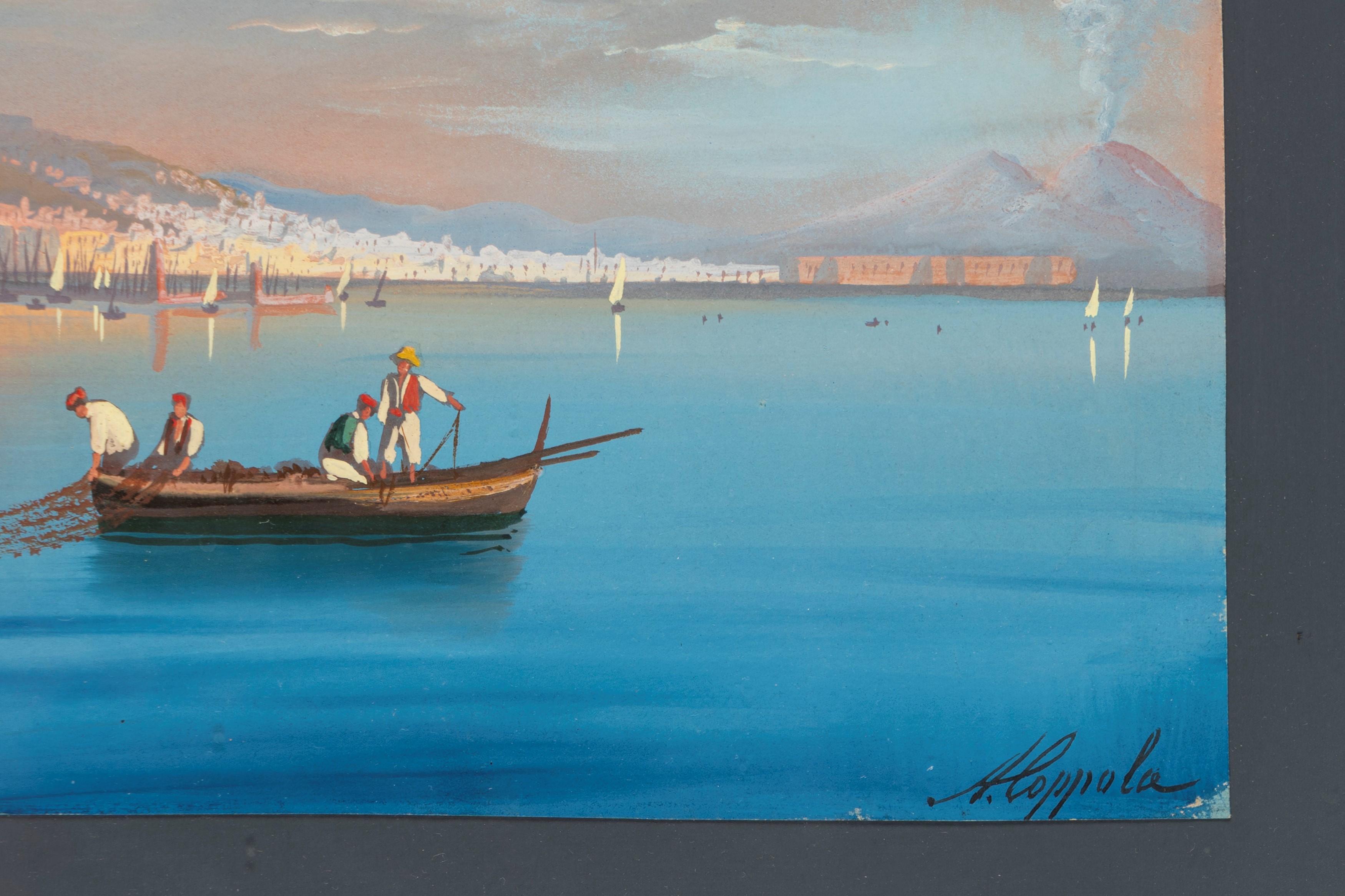Antonio Coppola - A pesca nel golfo di Napoli