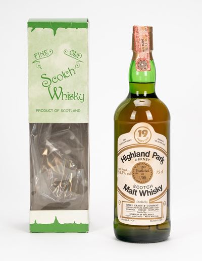 Highland Park, Scotch Malt Whisky 19 anni, distillato 1970, imbottigliato 1989