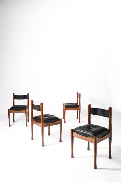 Set di quattro sedie modello n. 620
