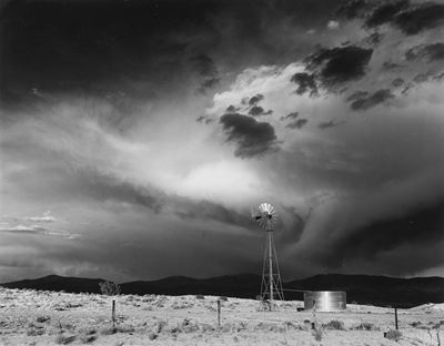 Autore Sconosciuto, July Storm near Santa Fé, New Mexico, Stampa vintage ai sali d'argento