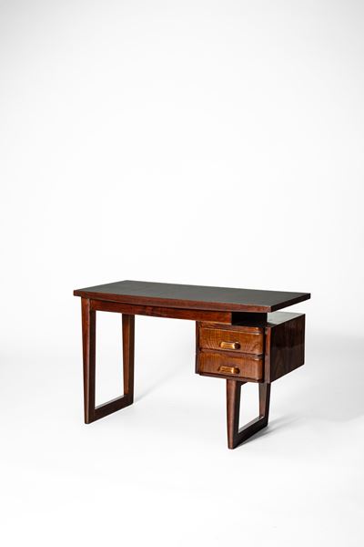 Scrittoio, legno e legno impiallacciato, circa 1940