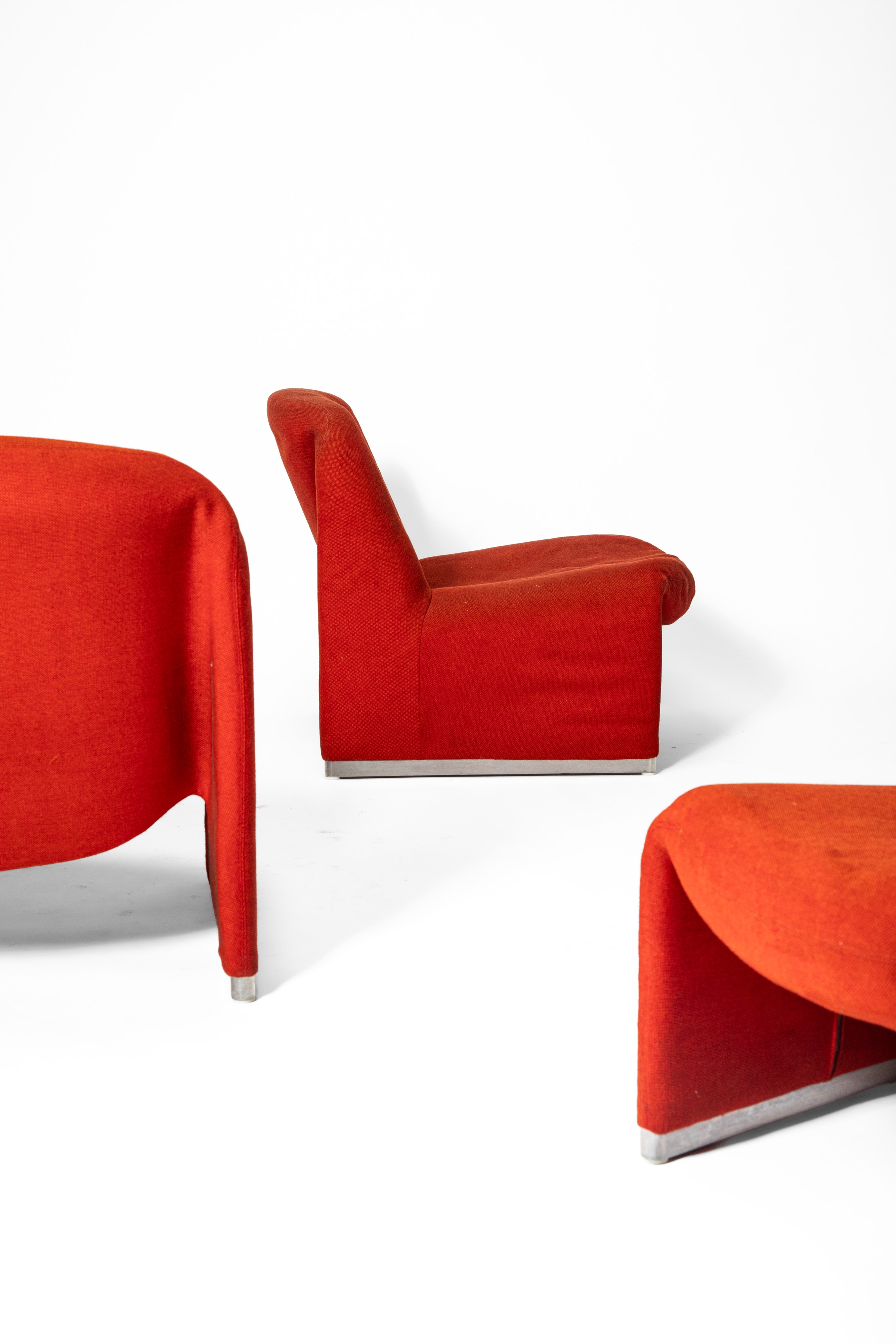 Giancarlo Piretti - Set di tre poltrone modello 'Alky'