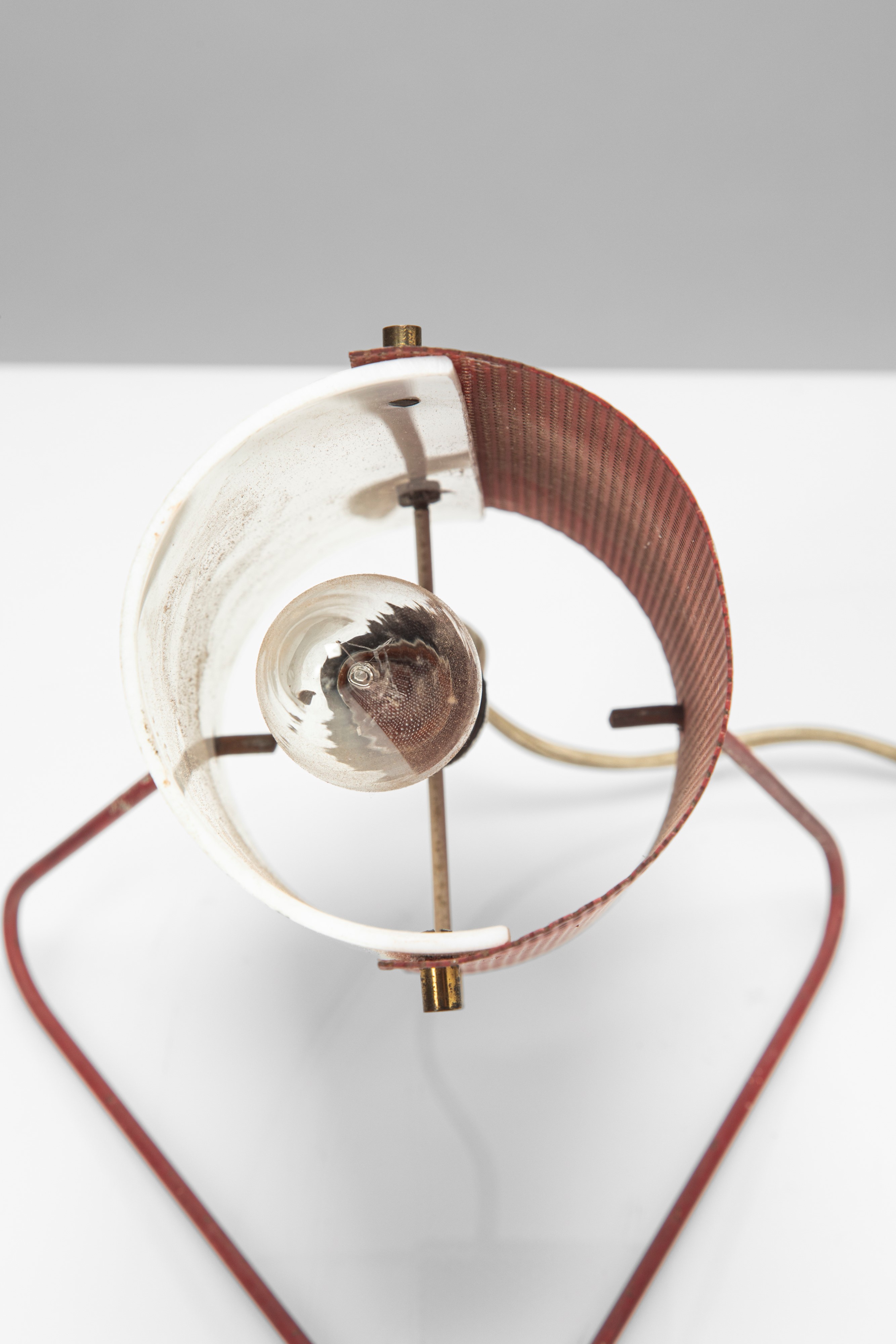 Stilux - Lampada da tavolo in metallo e perspex