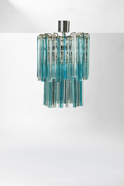 Lampadario, vetro e metallo, Murano (Italia), 1960 circa