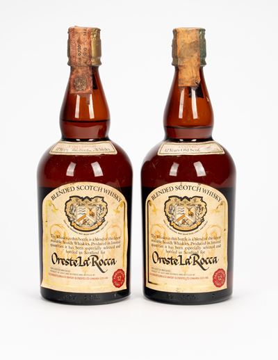 Oreste La Rocca, Blended Scotch Whisky 12 anni (2 bottiglie)