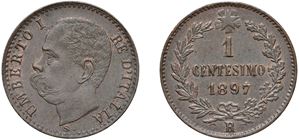 UMBERTO I (1878 - 1900) - Centesimo 1897, Roma.