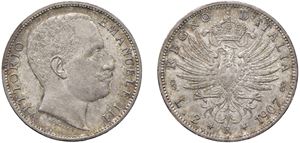 VITTORIO EMANUELE III (1900 - 1943) - 2 lire 1907, "Aquila Sabauda", Roma.