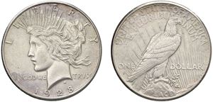 Dollaro "Peace" 1928 S, San Francisco.
