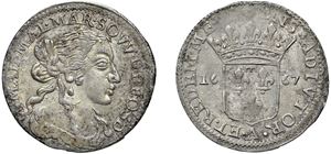 Maria Maddalena Centurioni Malaspina (1666 - 1669) - Luigino 1667, Fosdinovo.