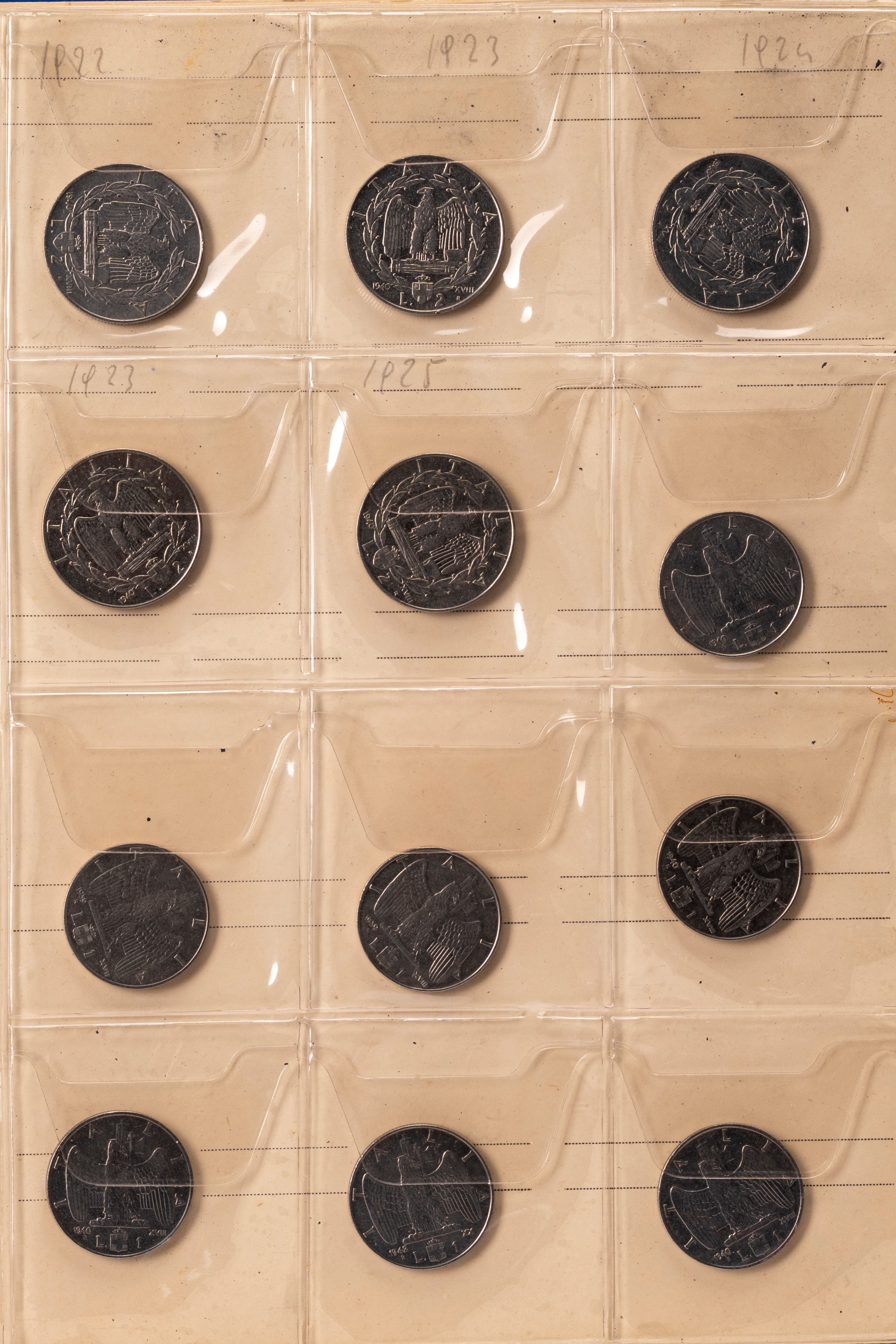 Italia - Raccolta numismatica e medaglistica (XIX–XX secolo), 87 monete e una medaglia