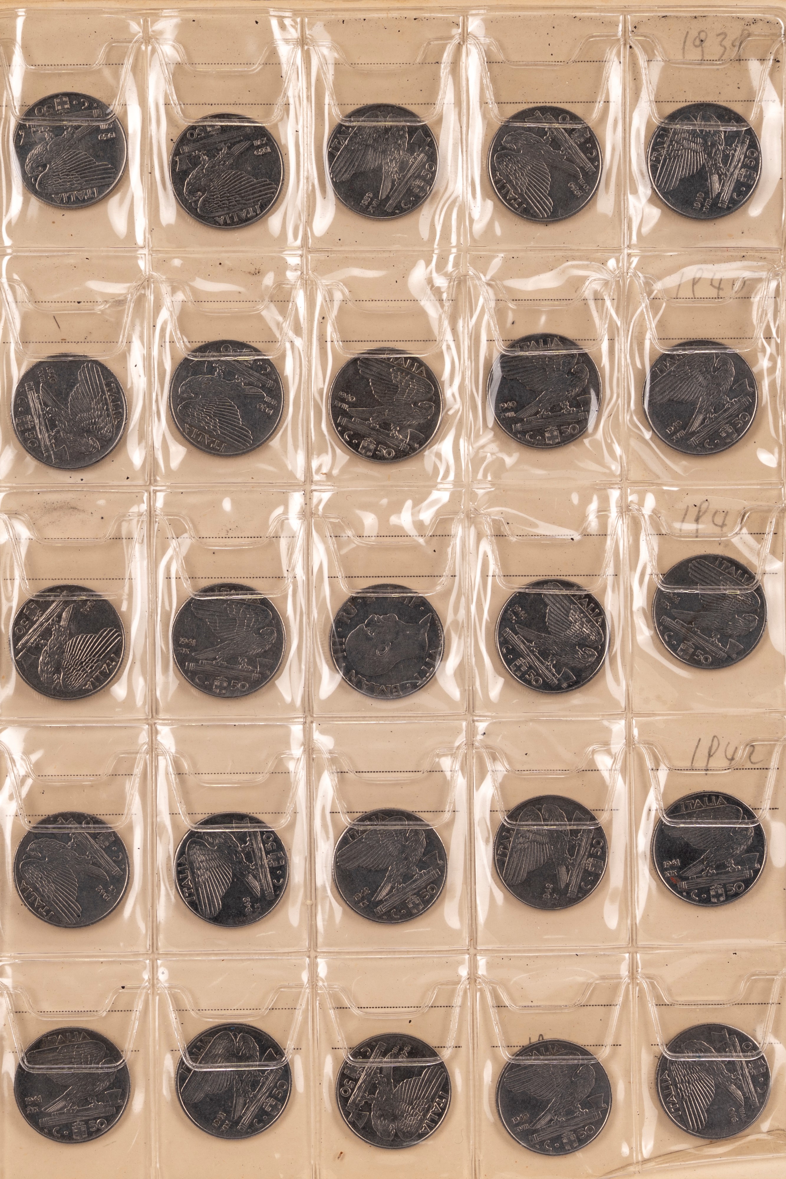 Italia - Raccolta numismatica e medaglistica (XIX–XX secolo), 87 monete e una medaglia