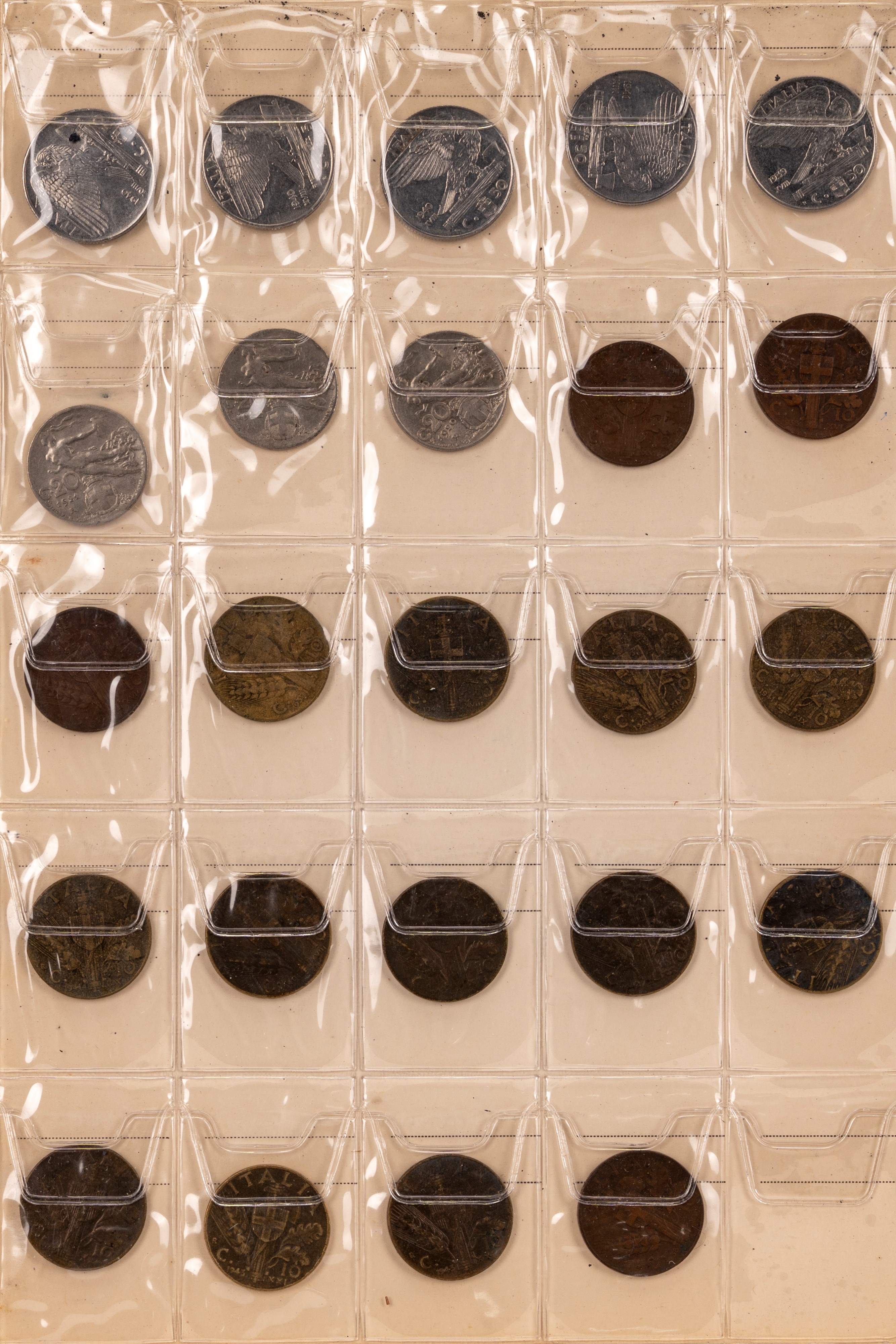 Italia - Raccolta numismatica e medaglistica (XIX–XX secolo), 87 monete e una medaglia