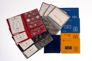 Lotto di 12 divisionali (1980 - 1993), Roma.