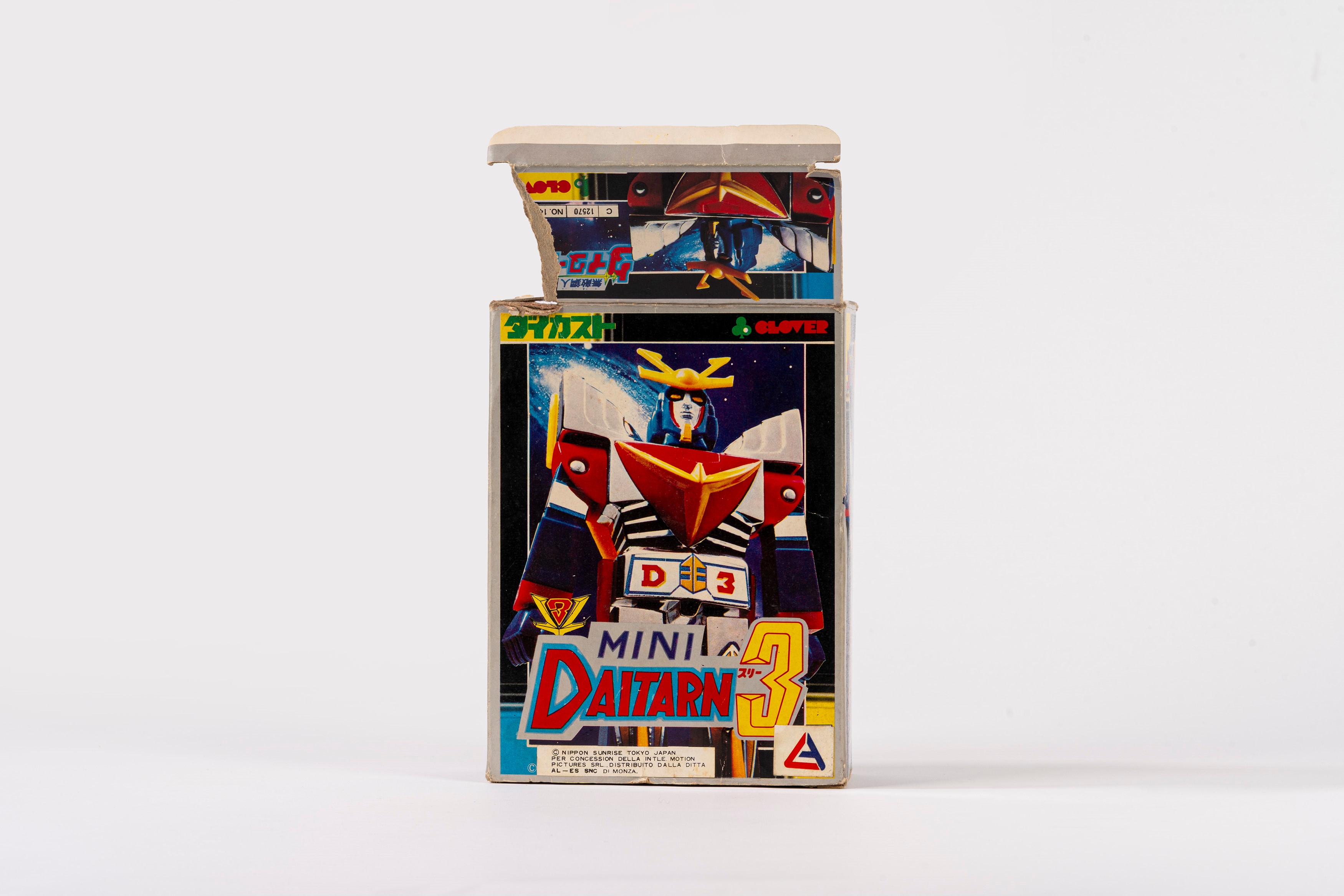 Clover - Daitarn 3, Japanese anime toy in pressofusione e parti in plastica (fine anni 1980)