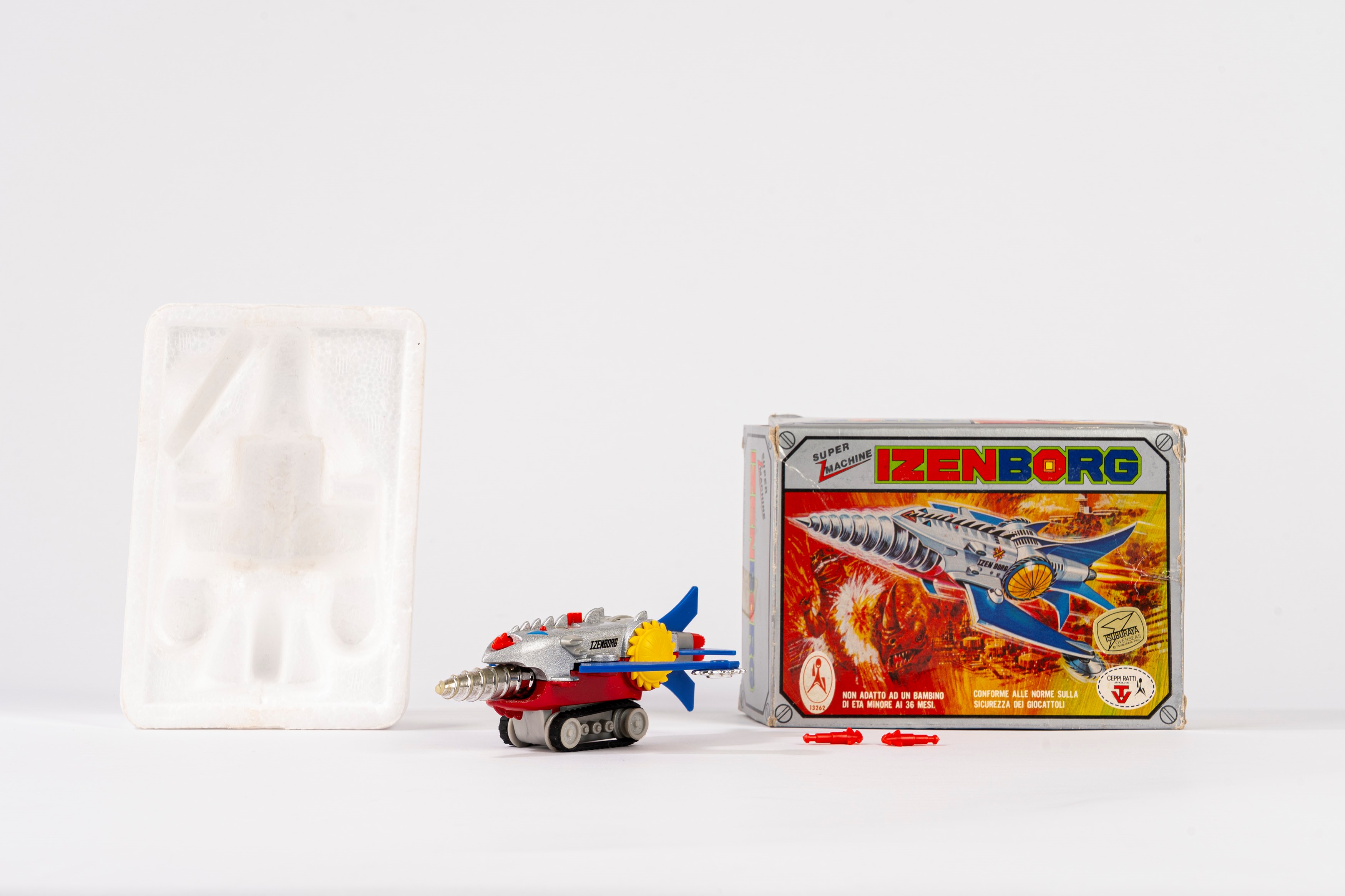 Ceppi Ratti - IZENBORG, Japanese anime toy, pressofusione e parti in plastica, anni 1980